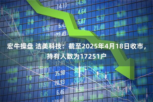 宏牛操盘 洁美科技：截至2025年4月18日收市，持有人数为17251户