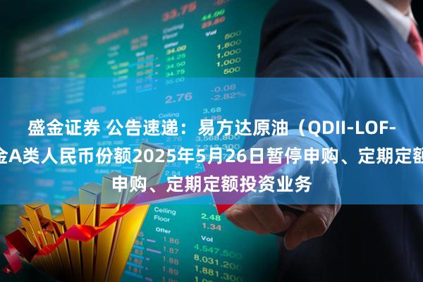 盛金证券 公告速递：易方达原油（QDII-LOF-FOF）基金A类人民币份额2025年5月26日暂停申购、定期定额投资业务