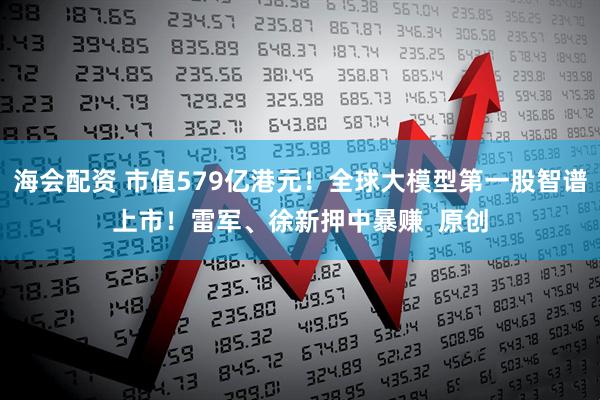 海会配资 市值579亿港元！全球大模型第一股智谱上市！雷军、徐新押中暴赚  原创